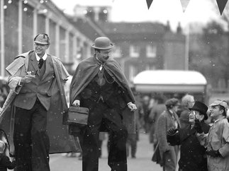 Promo Sherlock Holmes and Dr Watson Lookalike Lookalike Oxfordshire