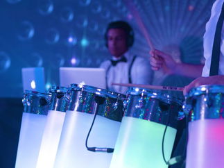 Promo All Lit Up Unique Function Band With LED Drum Kit Kent