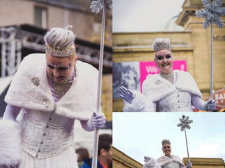 Promo Stilt Walker Verity Stilt Walker Perth and Kinross