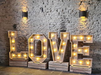 Promo Love Letters Light Up Letters and Signs Gloucestershire