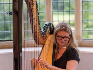 Promo Gold Harp Harpist East Sussex