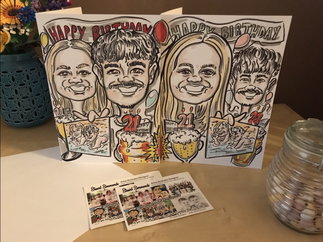 Promo Caricature Ninja Caricaturist Kent