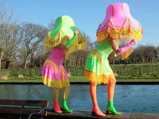 Promo Pop Art Human Lamps Costume Character London