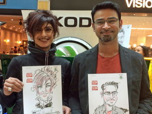 Promo Chris Caricatures Caricaturist London