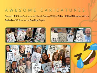 Promo The Super Caricaturist Caricaturist London