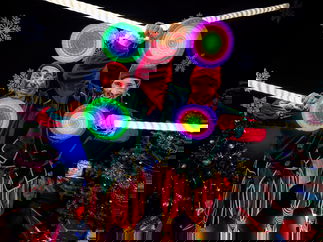 Promo Candy Cane Elves Walkabout Christmas Act Bristol