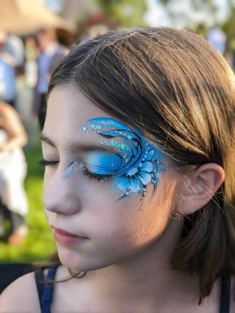 Promo Glitter Brush Creations Face Painter Surrey