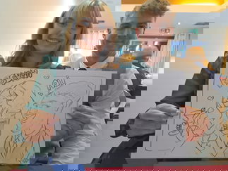 Promo Lady Ink Caricaturist East Lothian