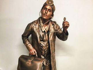 Promo Doctor and Nurse Living Statues Street Performer Leicestershire