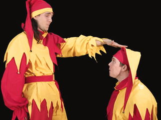 Promo Jugglers In Jester Costume Circus Performer Leicestershire