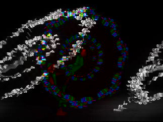 Promo The Elf Show Christmas Themed LED Elf Acrobats Dorset