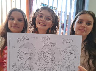 Promo Lady Ink Caricaturist East Lothian