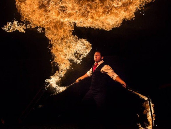 Promo Fire and Glow Performers Circus Performer Leicestershire