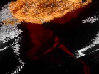 Promo Fire and Glow Performers Circus Performer Leicestershire