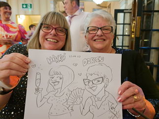 Promo Lady Ink Caricaturist East Lothian