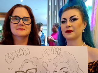 Promo Lady Ink Caricaturist East Lothian