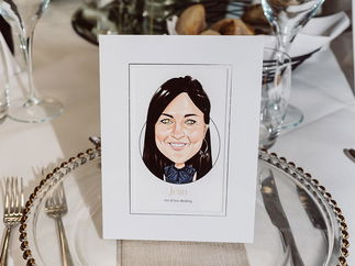 Promo Wedding Favour Caricatures Digital Caricaturist Bedfordshire