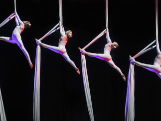 Promo Aerial Silk Displays Circus Performer London