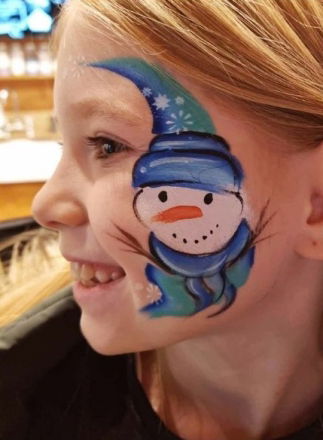 Promo Glitter Brush Creations Face Painter Surrey