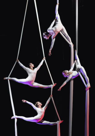 Promo Aerial Silk Displays Circus Performer London