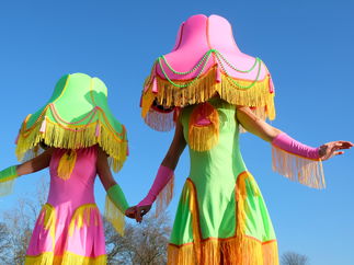 Promo Pop Art Human Lamps Costume Character London