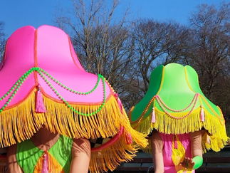 Promo Pop Art Human Lamps Costume Character London