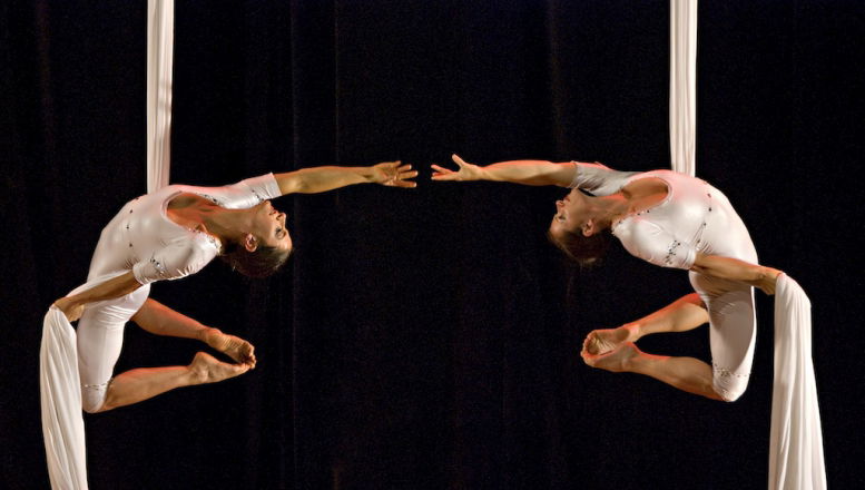 Promo Aerial Silk Displays Circus Performer London