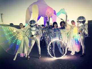 Promo Disco Ball Heads Mix and Mingle Entertainer London