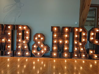Promo Let There Be Light Light Up Letters & Love Signs Essex