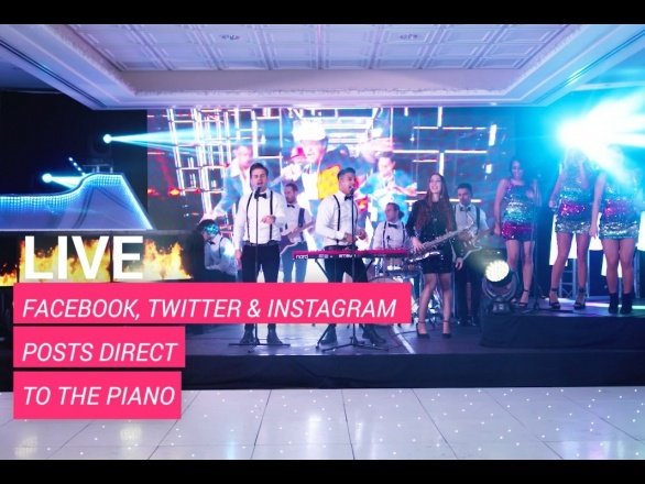 Promo The Visual Premium Show Band With LED Grand Piano London