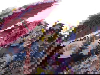 Promo Summer Living Flower Girls Costume Character Kent