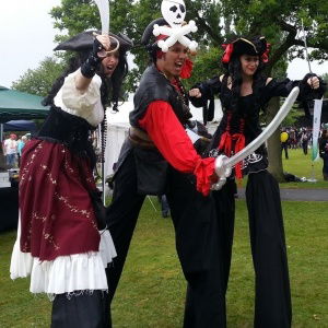 Promo Pirate Stilt Walkers  Leicestershire
