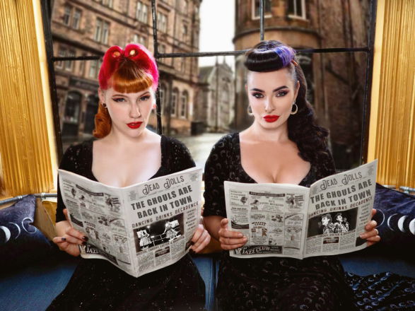 Promo Glamour Ghouls Vintage Vocal Duo West Sussex