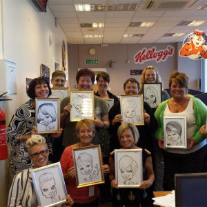 Promo Adam Crazy Caricatures  Cheshire