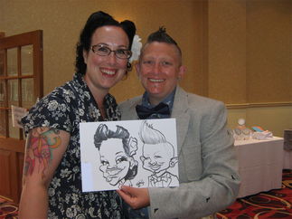 Promo Adam Crazy Caricatures Caricaturist Cheshire