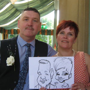 Promo Adam Crazy Caricatures  Cheshire