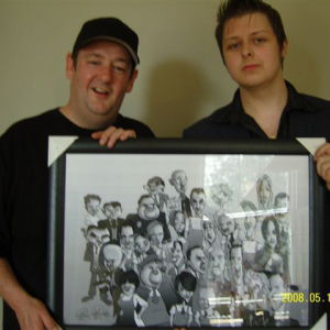 Promo Adam Crazy Caricatures  Cheshire