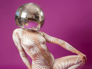 Promo Dazzling Disco Ball Heads Dancer Staffordshire