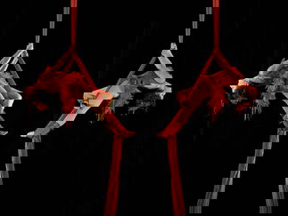 Promo Aerial Silk Displays Circus Performer London