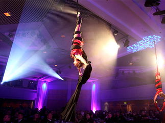 Promo Aerial Silk Displays Circus Performer London