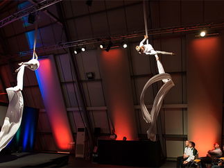 Promo Aerial Silk Displays Circus Performer London