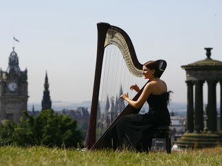Promo Beautiful Harp Harpist London