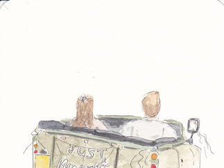 Promo Whimsical Wedding Guest Illustrator Caricaturist Oxfordshire