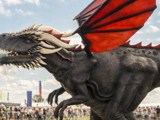 Promo Animatronic Dragons Costume Character London