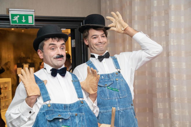 Promo Laurel and Hardy Lookalike  Oxfordshire