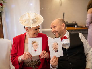 Promo Wedding Favour Caricatures Digital Caricaturist Bedfordshire