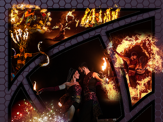 Promo Ruby Reverie Fire Performer London