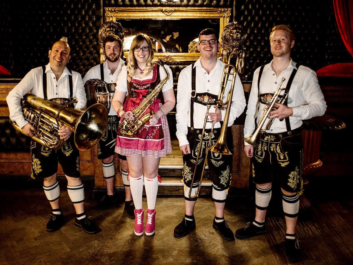 Promo Bier Stein Oompah Band Bavarian Style Oompah Band Kent