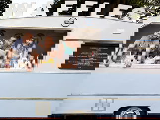 Promo The Chocolate Waffle Co Vintage Waffle Stall Warwickshire