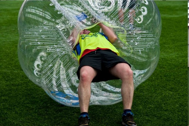 Promo Bubble Football Giant and Outdoor Games Lincolnshire